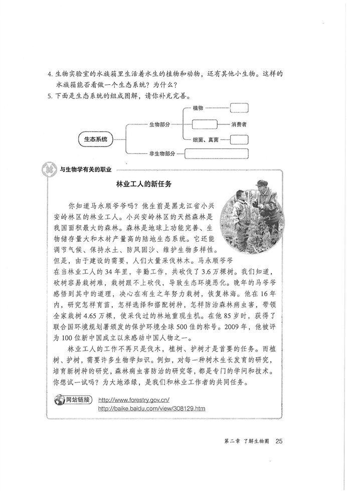 生物与环境组成生态系统(7)