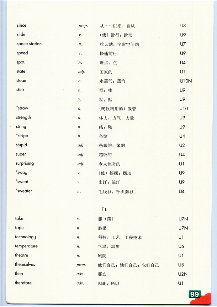 Word list(9)