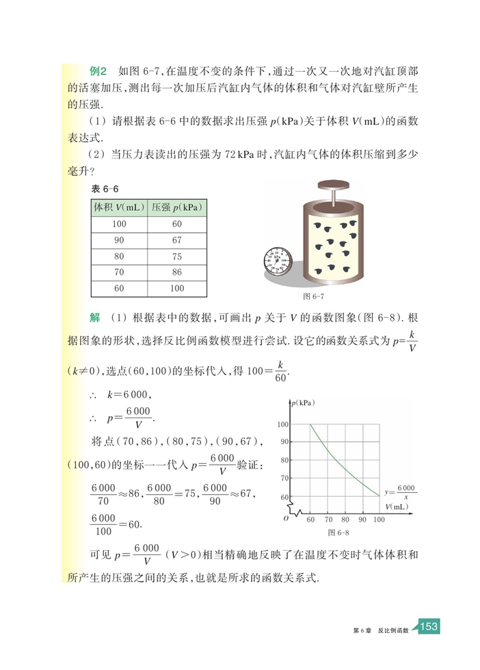 「6」.2 反比例函数的图像和性质(10)