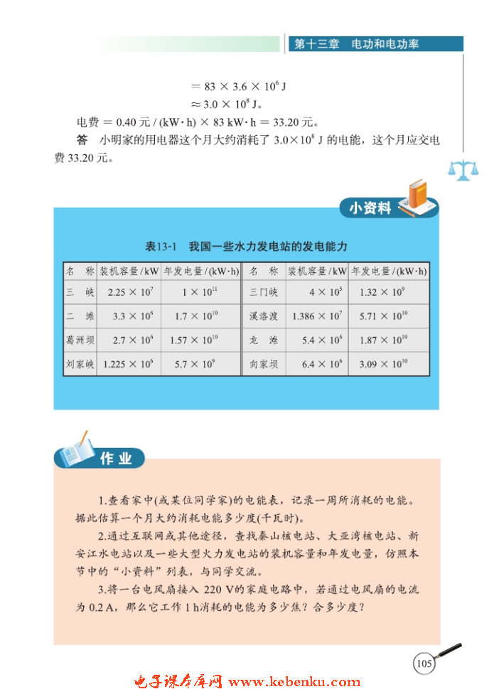 一、电能和电功(5)