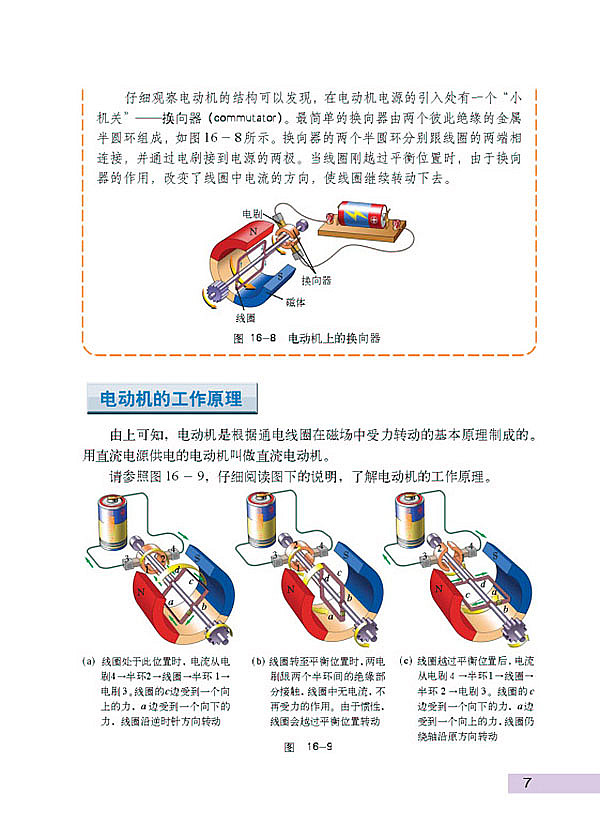 探究电动机的转动原理(3)