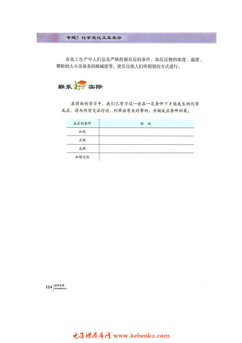 单元1 化学变化是有条件的(5)