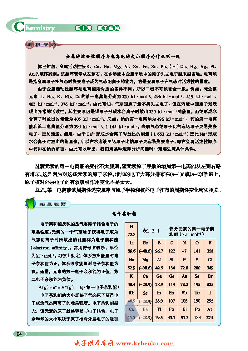第3节 原子结构与元素性质(4)
