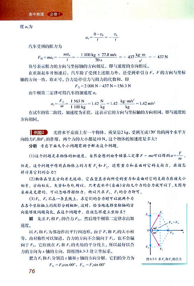 「3」 牛顿第二定律(3)