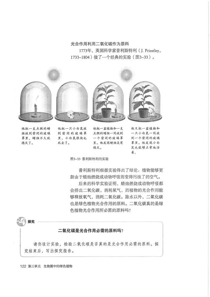 绿色植物与生物圈中的…(3)