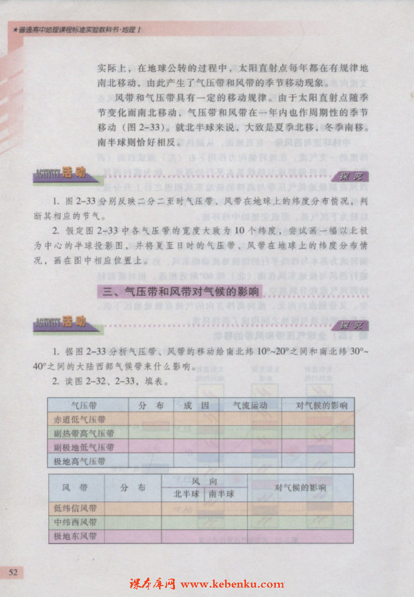 第三节 大气气候(10)