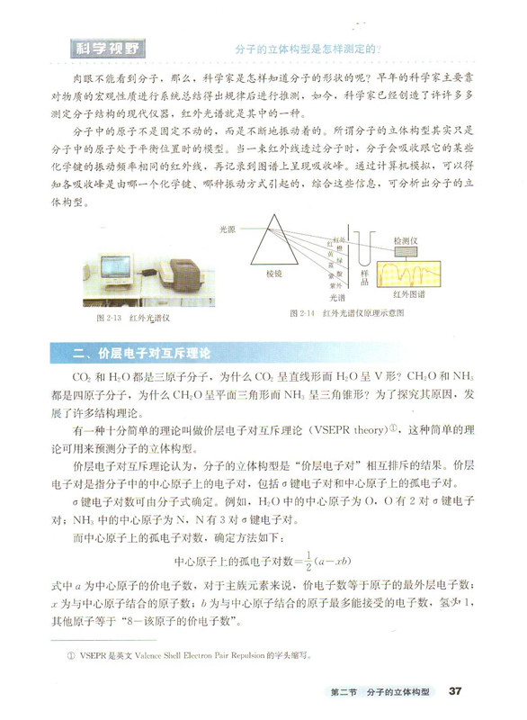 第二节 分子的立体结构(3)