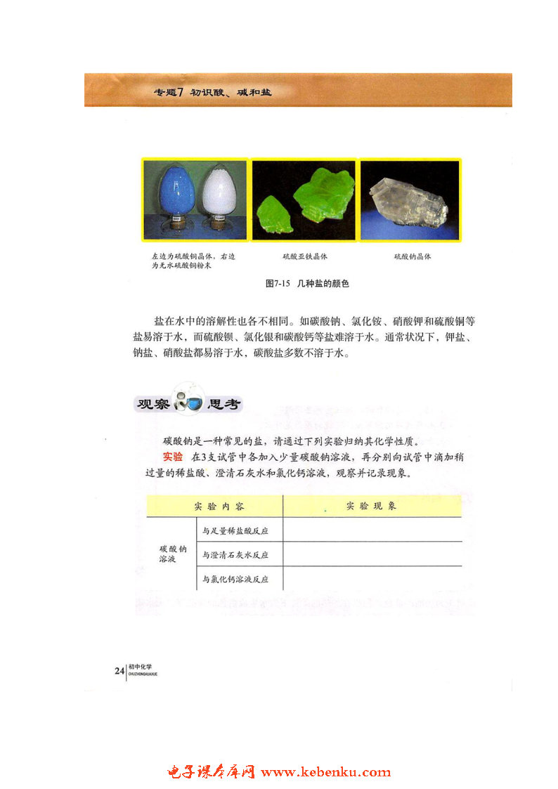 单元3 盐 化学肥料(4)