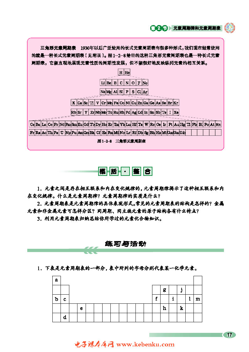 第2节 元素周期律和元素周期表(8)