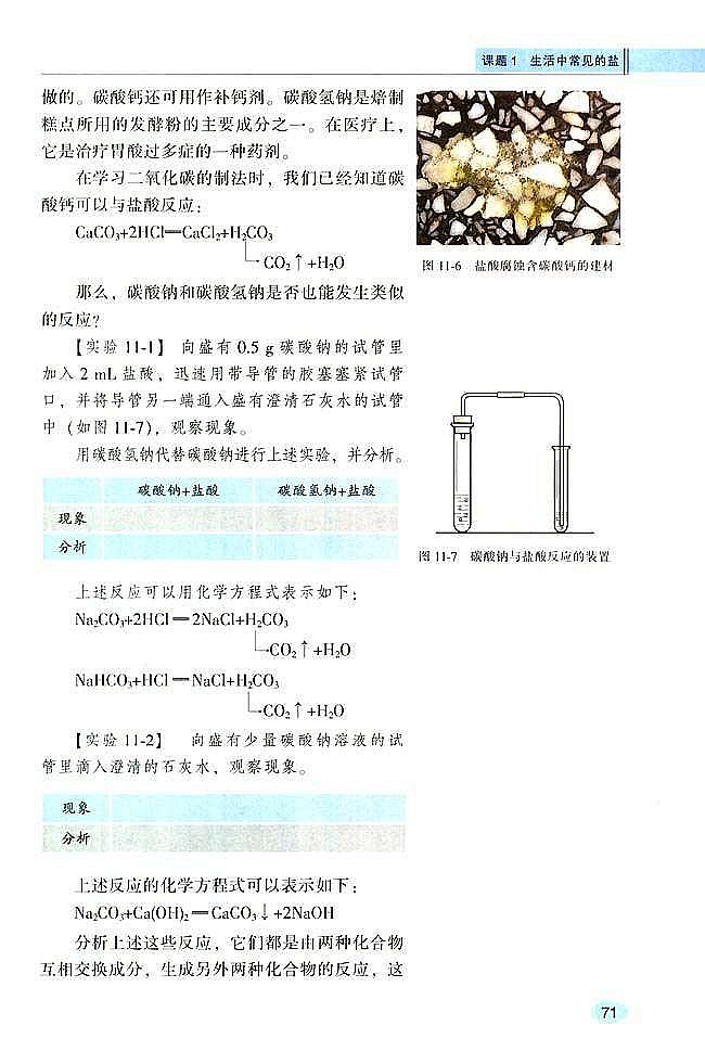 课题1 生活中常见的盐(4)