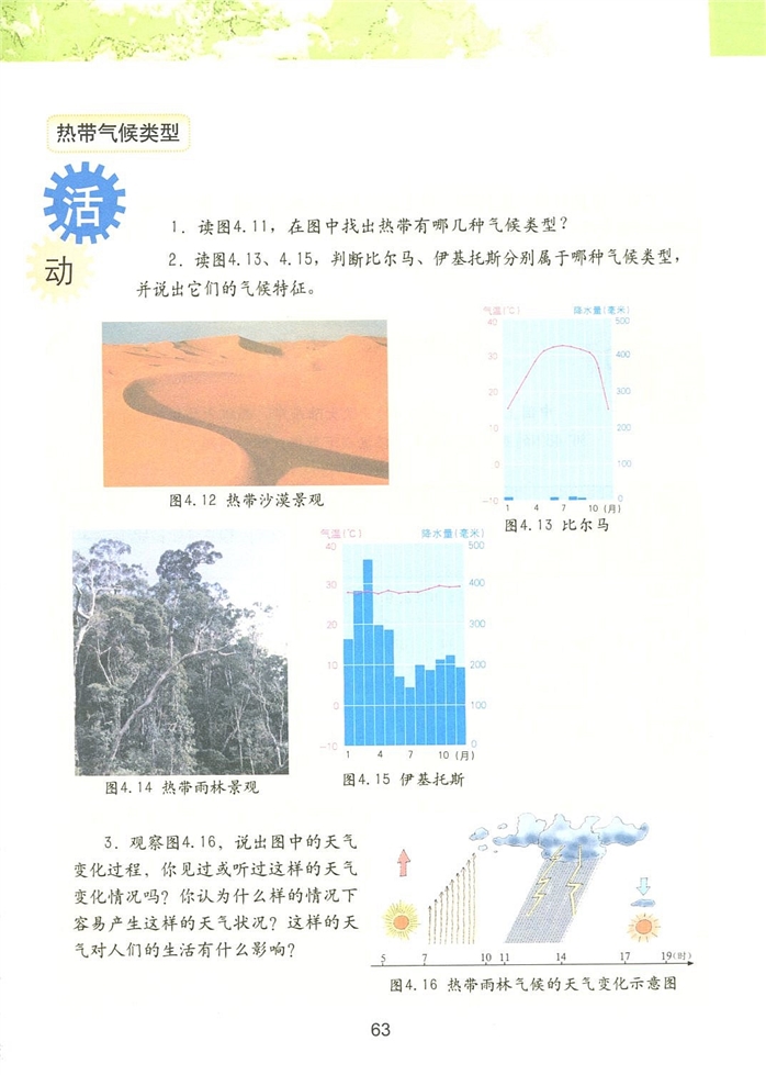 第三节 世界的主要气候类型(2)