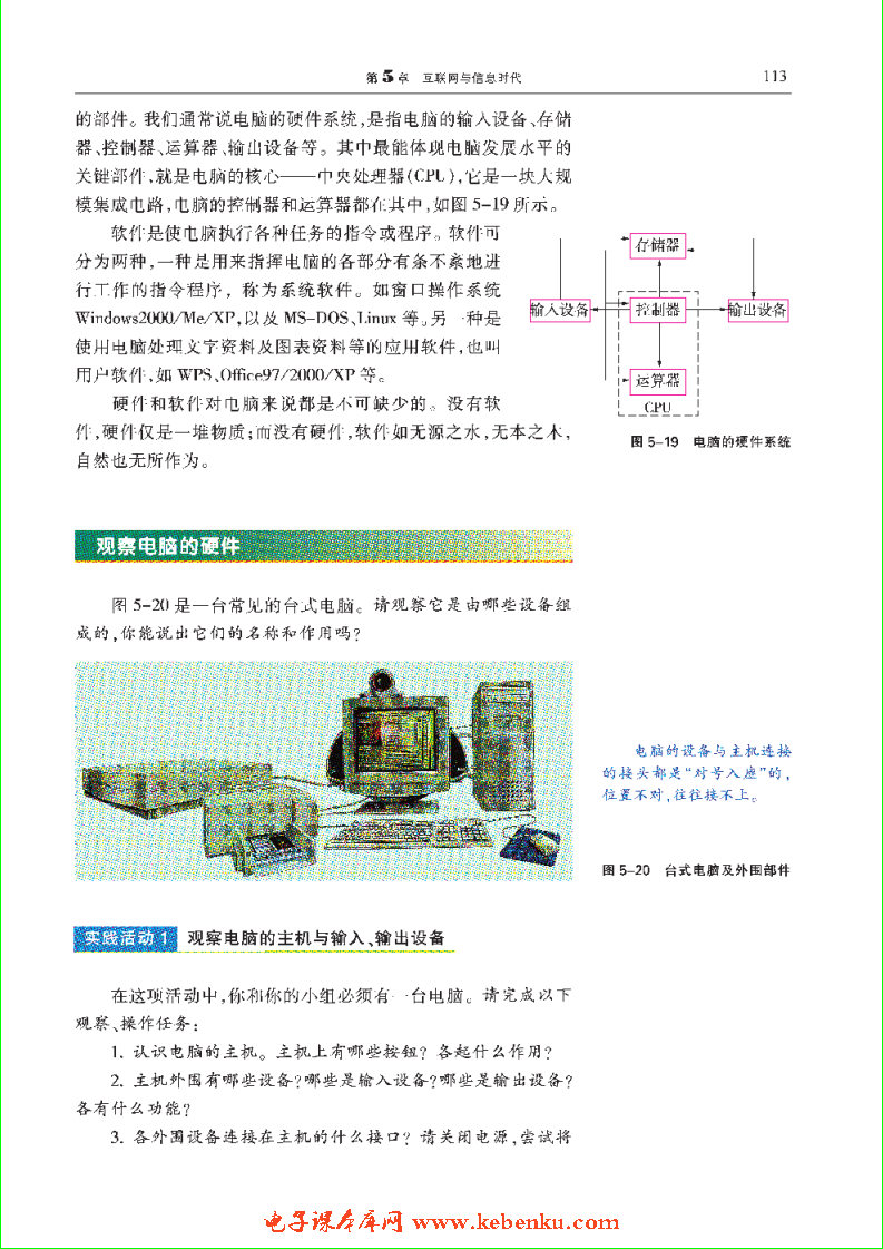 「5」.3 信息的处理——电脑(2)