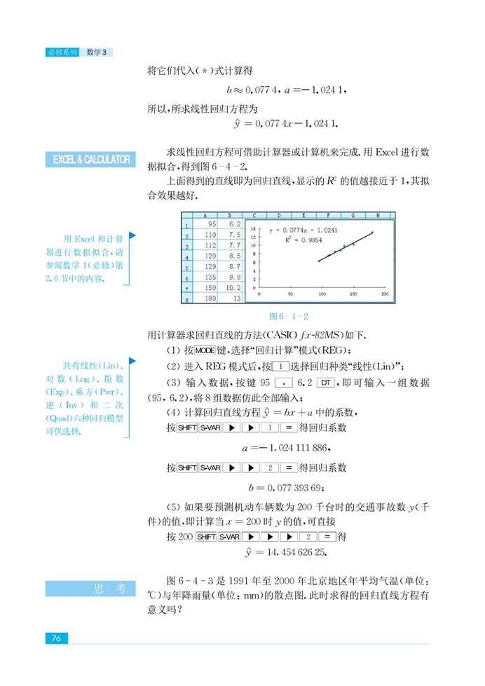 「6」.4 线性回归方程(4)