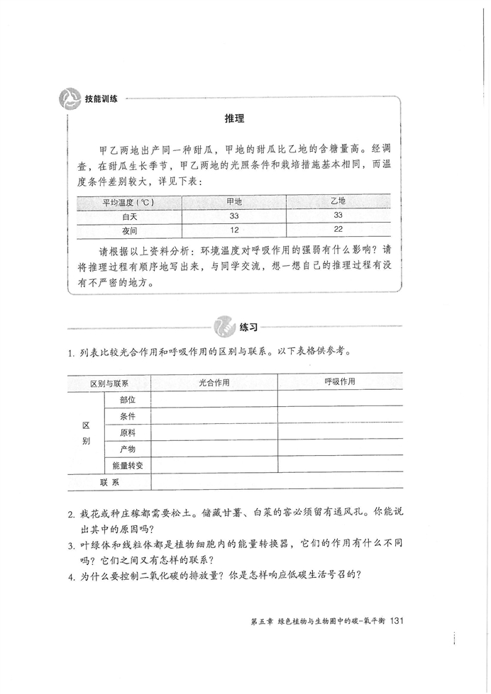 绿色植物的呼吸作用(5)