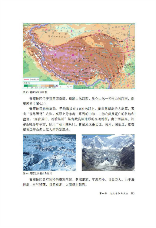 第一节 西藏自然特征与农业(2)