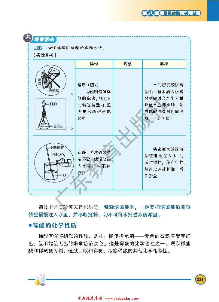 「8」.2 常见的酸和碱(3)