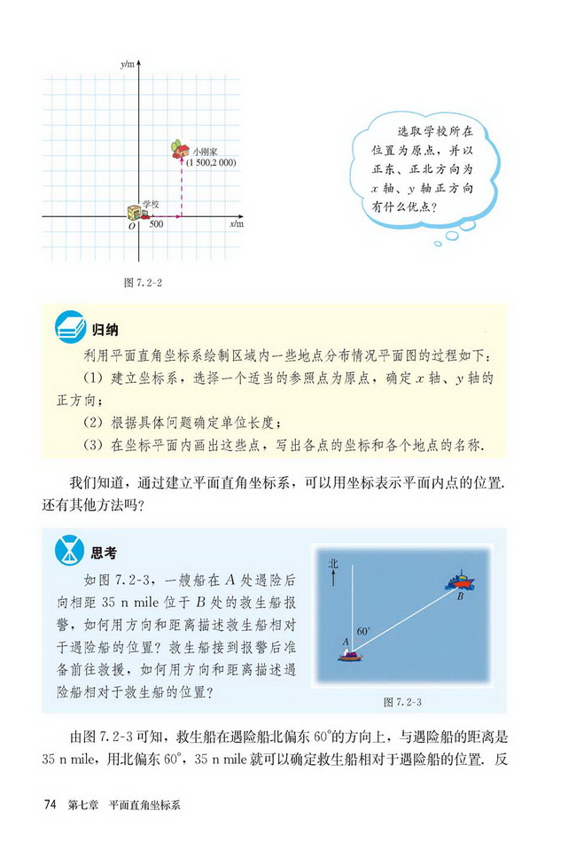 「7」.2.1用坐标表示地理位置(2)