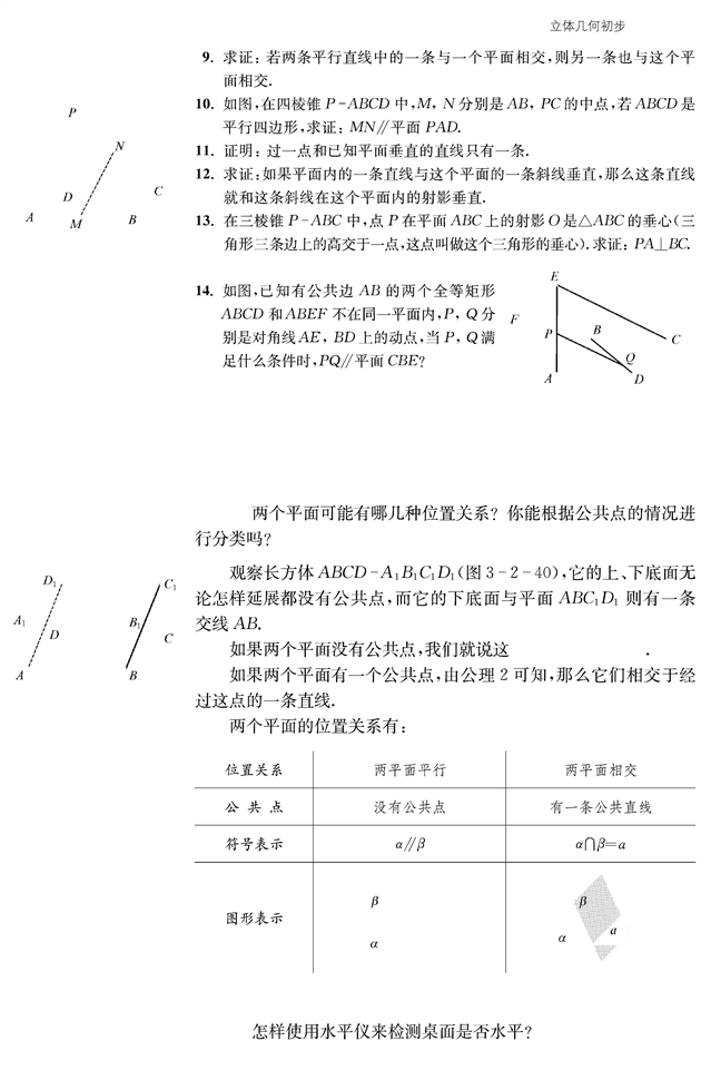 点、线、面之间的位置关系(21)