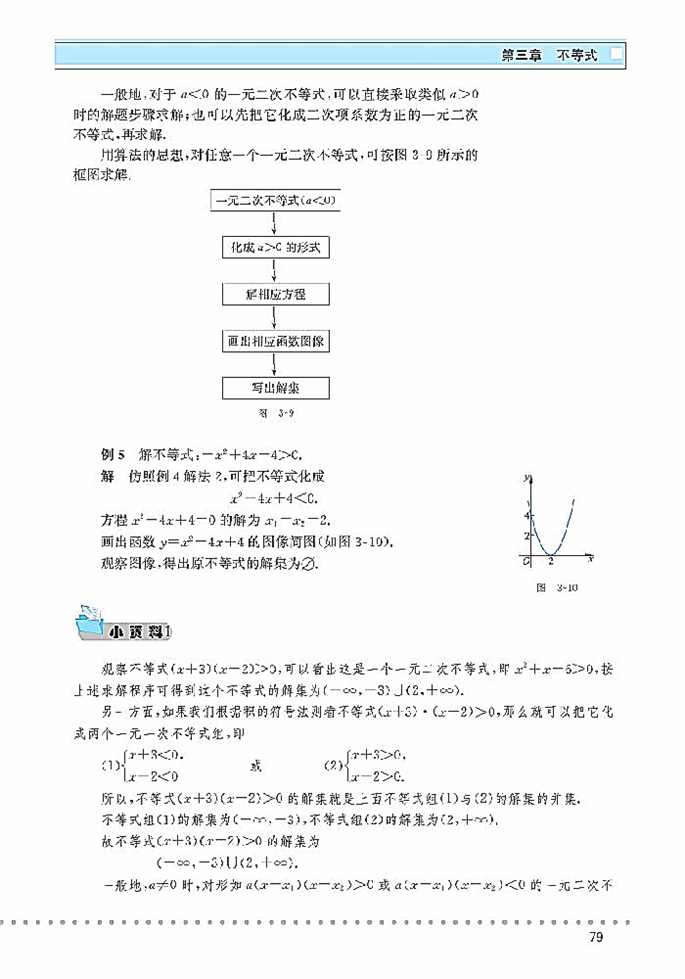 「3」.2 一元二次不等式(5)