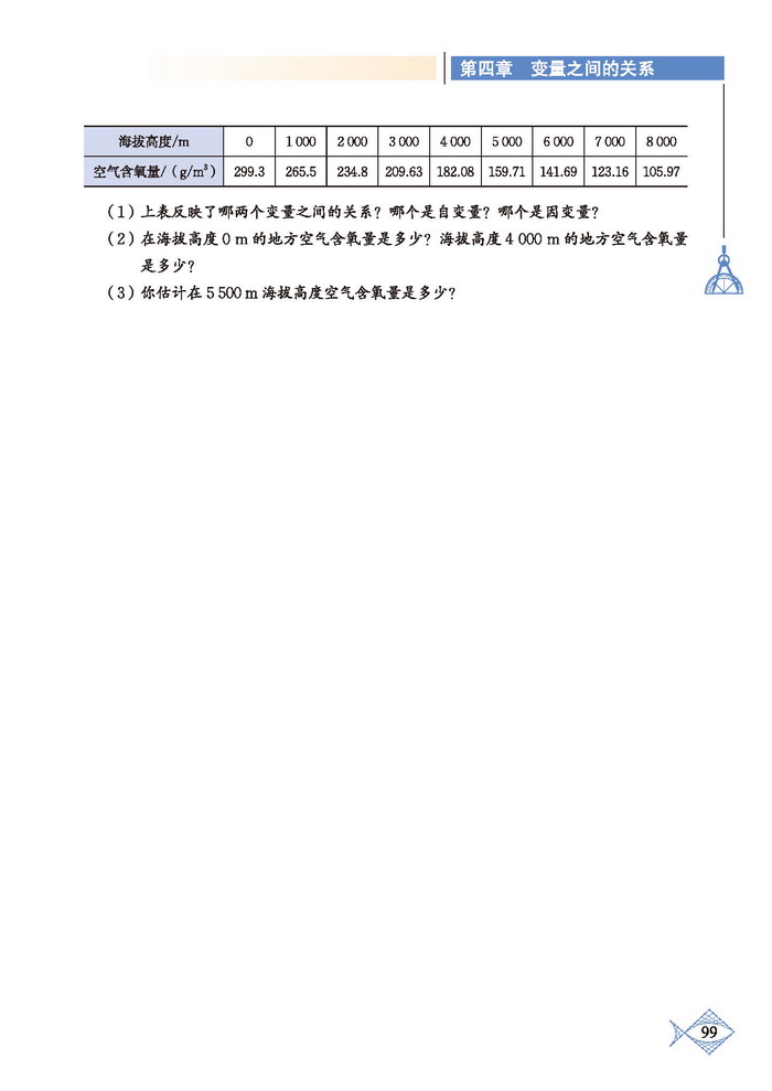 「4」.1 用表格表示的变量间关系(4)
