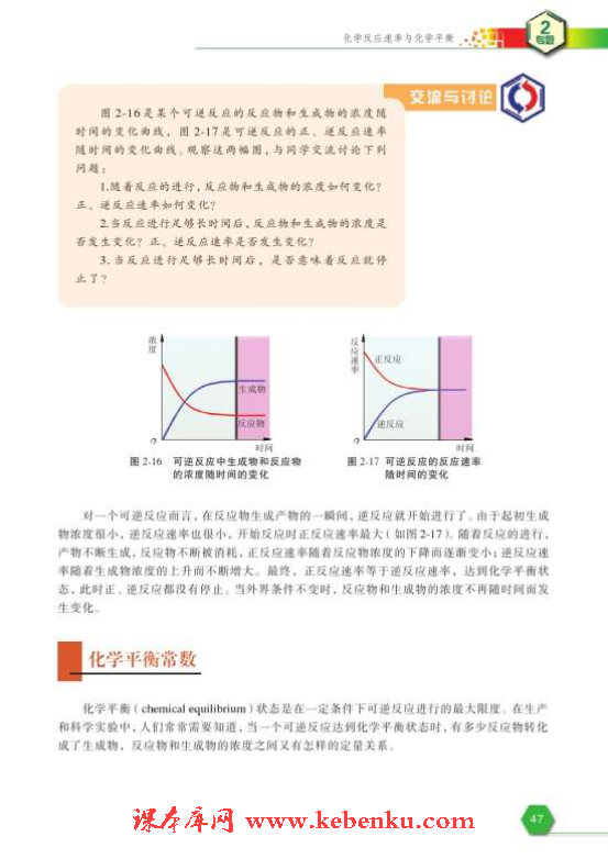 第二单元 化学反应的方向和限度(7)