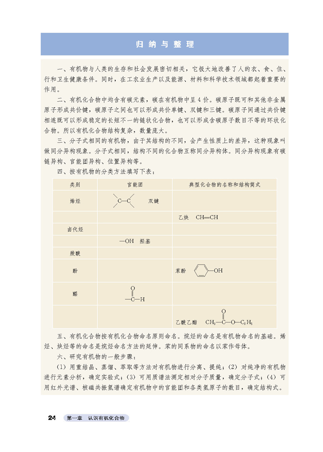 归纳与整理 一