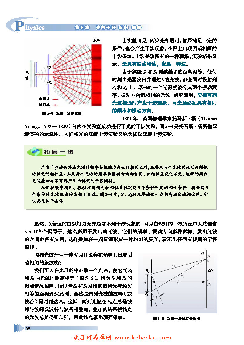 第1节 光的干涉(2)