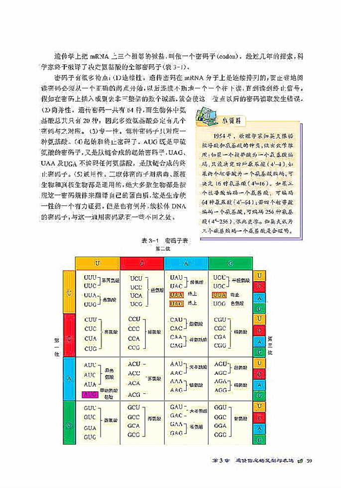 遗传信息的表达(4)