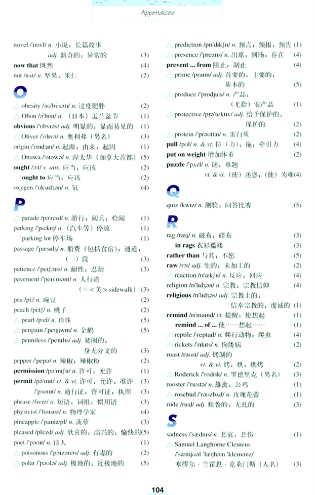 词汇表-Vocabulary(5)