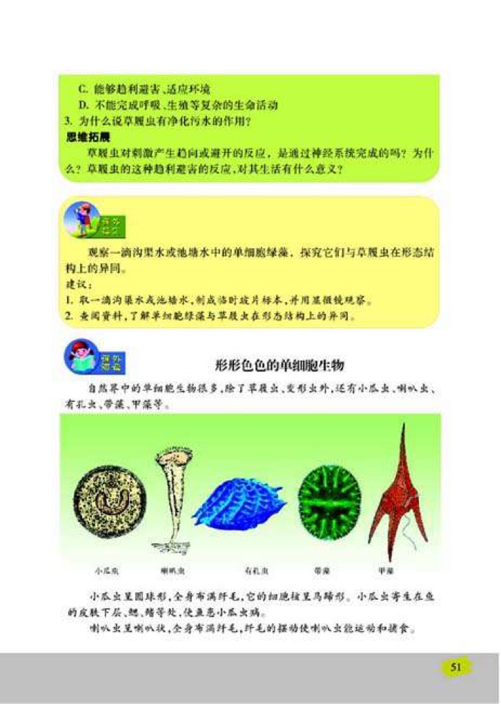 「3」、单细胞生物(3)