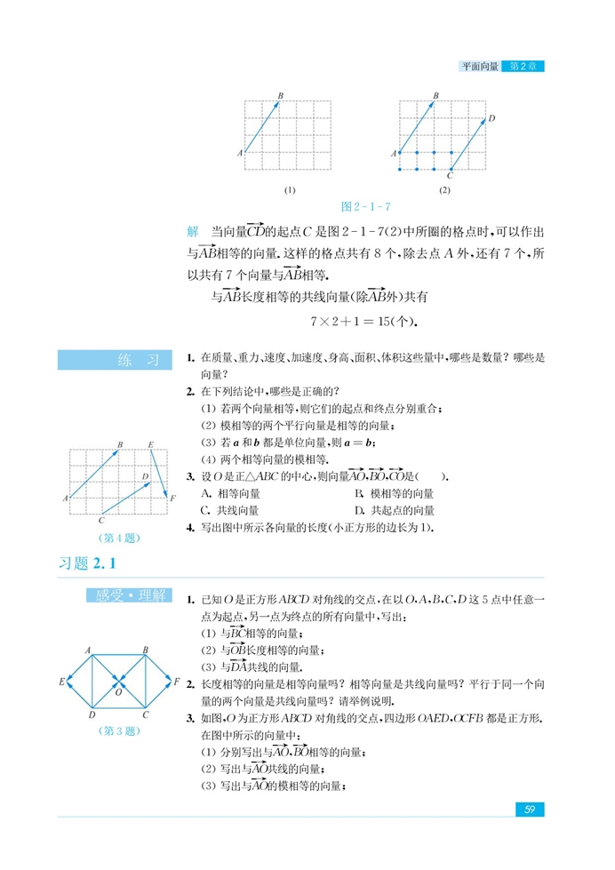 「2」.1 向量的概念及表示(3)