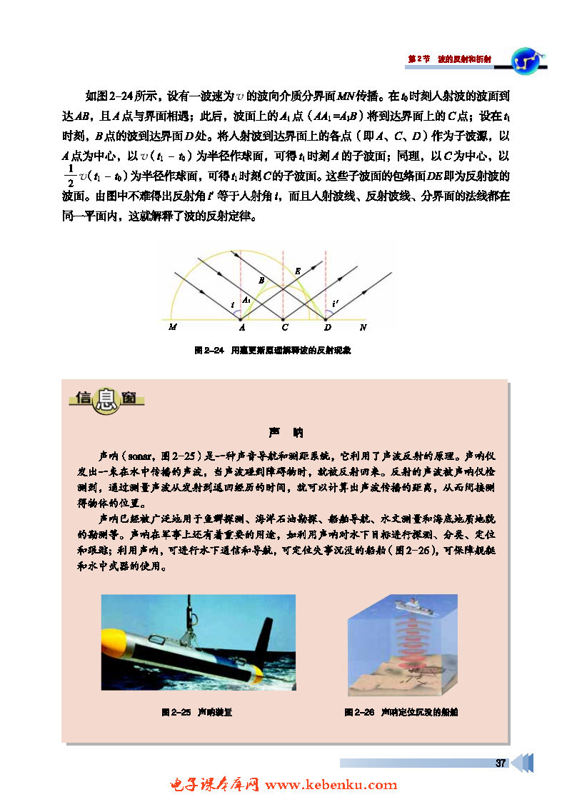 第2节 波的反射和折射(4)