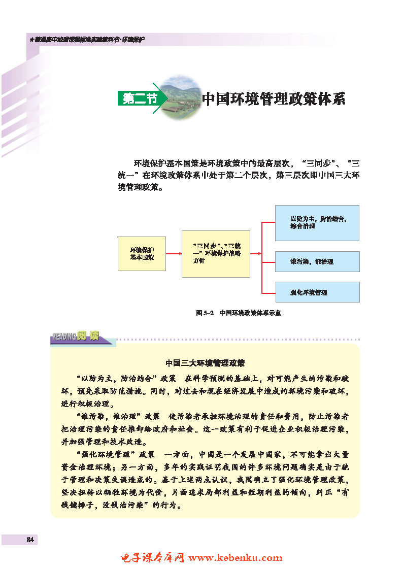 第二节 中国环境管理政策体系