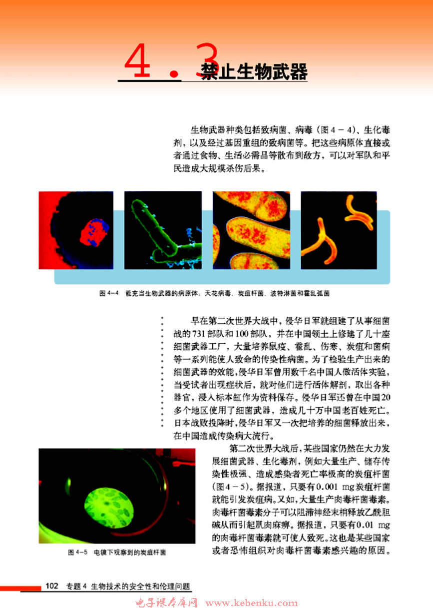 「4」.3 禁止生物武器