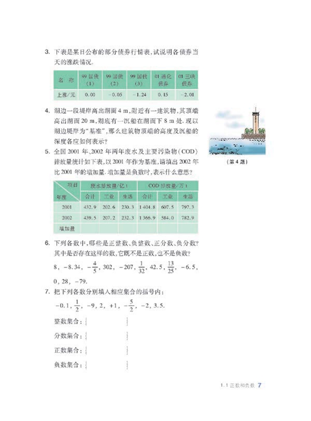 正数和负数(5)