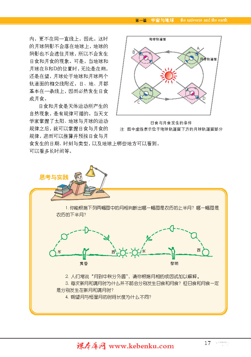 專題2 地球的伙伴——月球(4)