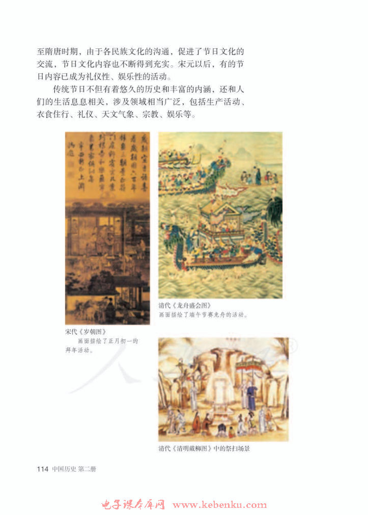 第22课 活动课：中国传统节日的起源(2)