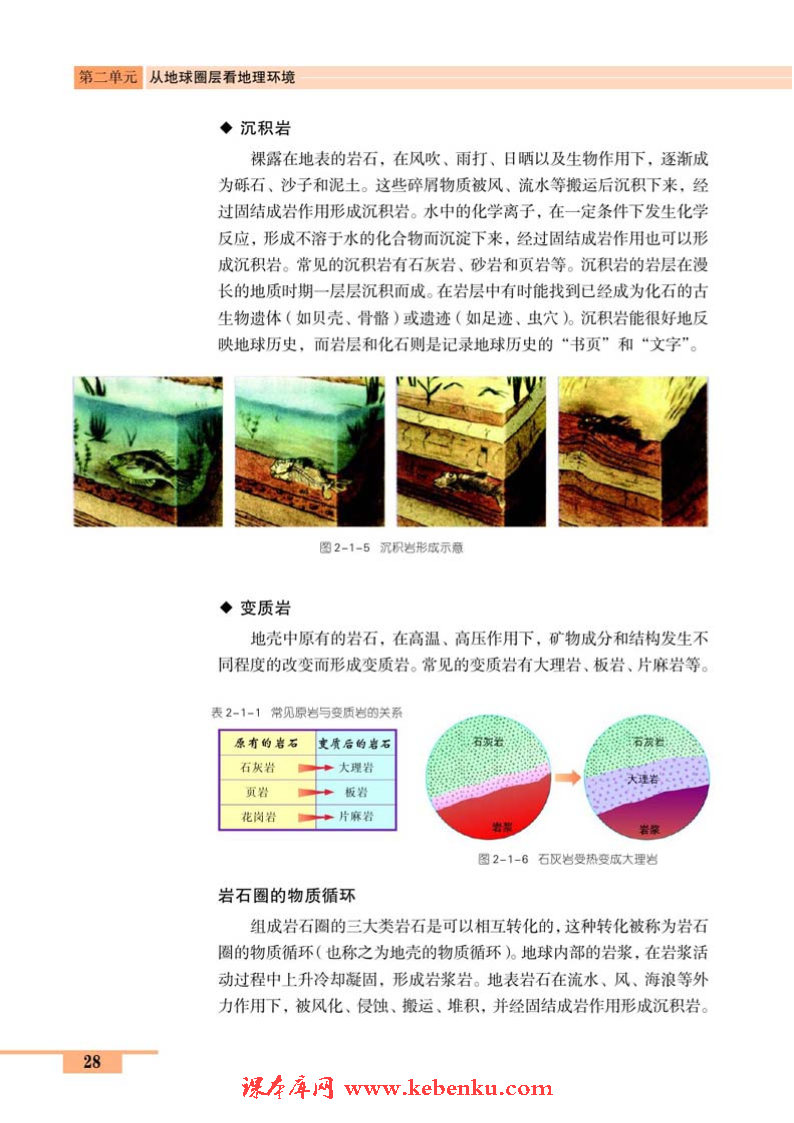 第一节 岩石圈与地表形态(3)