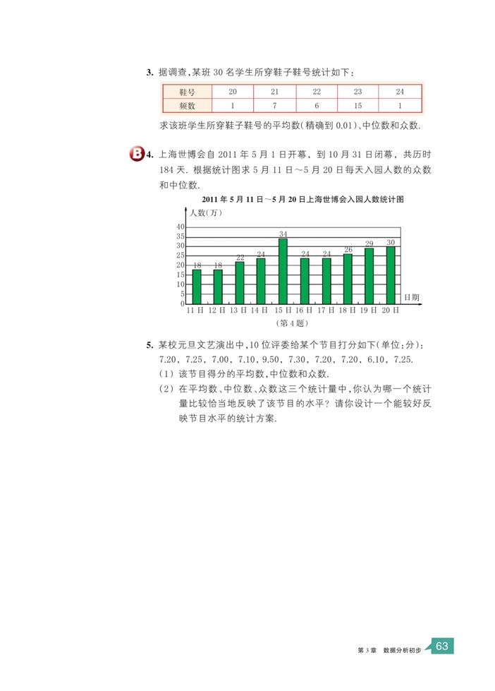 「3」.2 中位数和众数(4)