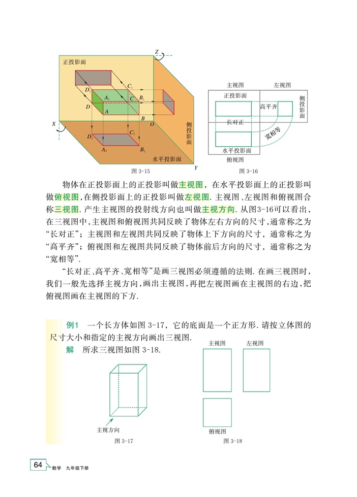 简单几何体的三视图(2)