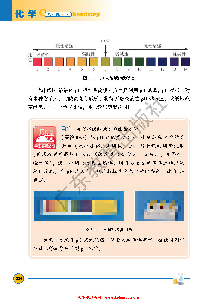 「8」.1 溶液的酸碱性(3)