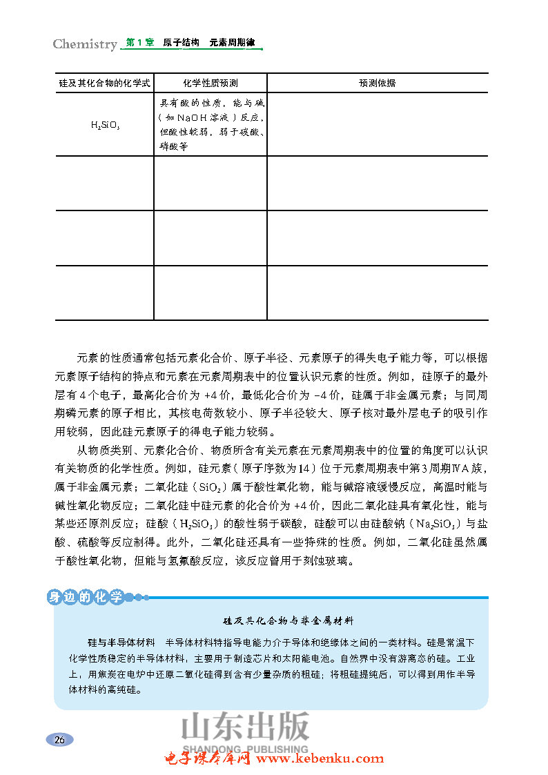 第3节 元素周期表的应用(8)
