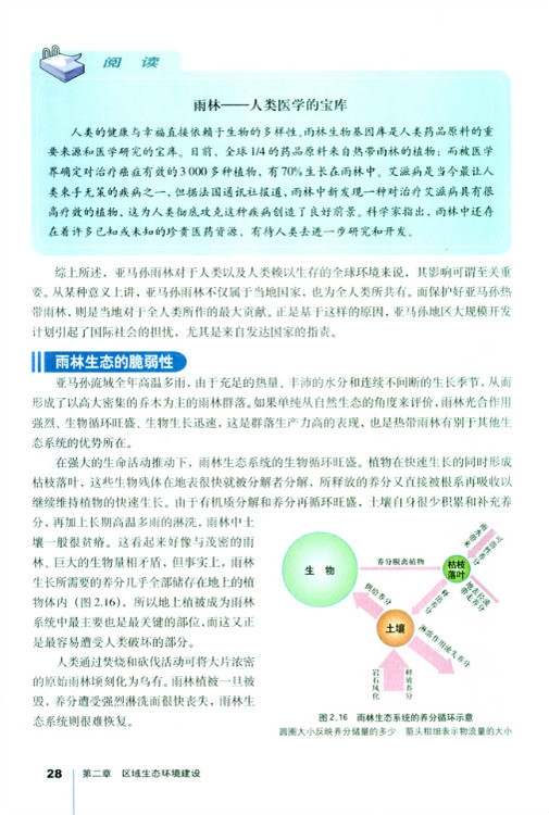 第二节 森林的开发和保护 以亚马孙热(3)