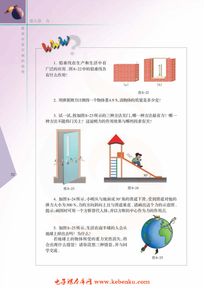 二、重力 力的示意图(5)