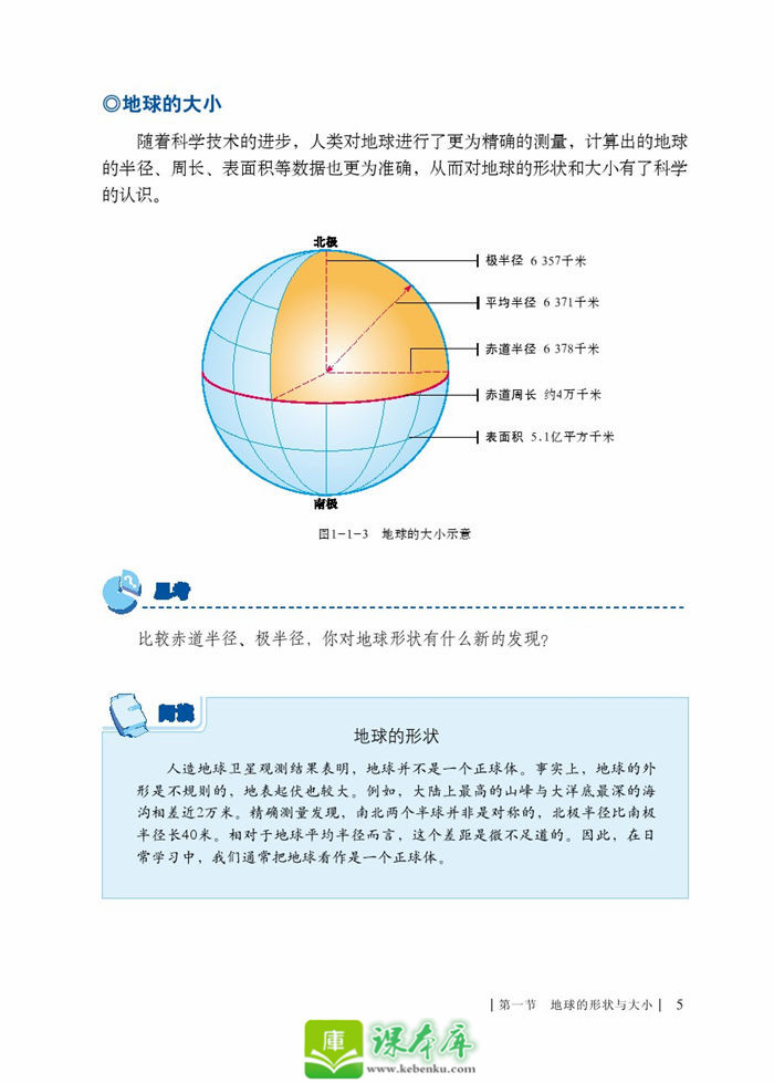 第一節(jié) 地球的形狀與大小(4)