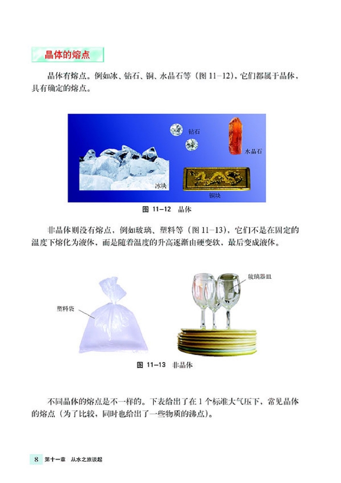 科学探究:熔点与沸点(7)