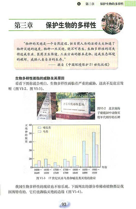 保护生物的多样性