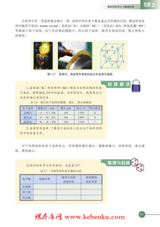 第三单元 共价键 原子晶体(9)