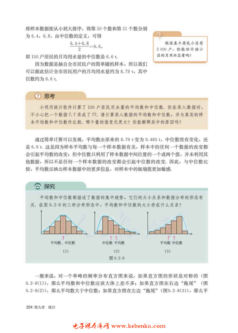 「9」.2 用样本估计总体(13)