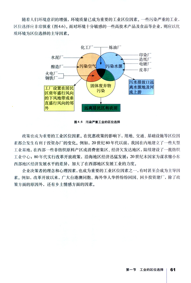 第一节 工业的区位选择(4)